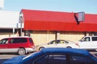 Its a black eye on the citys older retail corridor: The Finders Keepers antique store had two large windows destroyed when someone threw bricks through the storefront in early January.  Nothing was stolen