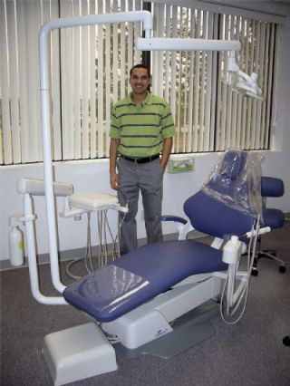 Dr. Justin Smiths pediatric dentistry practice includes child-sized dental chairs and equipment.  He believes that his staffs approach to their younger patients is the most important aspect of his practice.