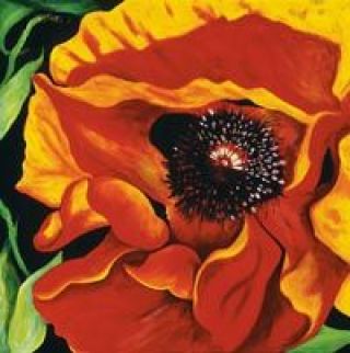Amazing flower painter teaches at Brushstrokes