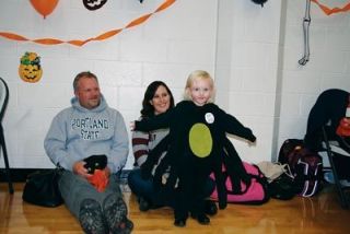 Chloe Langdalen was the Itsy Bitsy Spider for Halloween this year