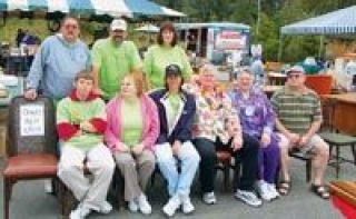 Pictured at the fifth annual Gail Jubie Memorial Yard Sales final day on Sept. 30 are