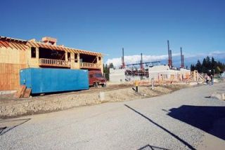 Work continues on the new Grove Elementary School which should open for students in September 2008.