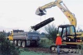 The bridges at Portage Creek Wildlife Area were removed in late September to make way for their eventual replacements.