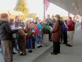 Third Street Carolers ring in the holidays