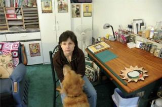 Along with four-legged friend Brach