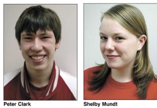 Clark, Mundt named Students of the Month