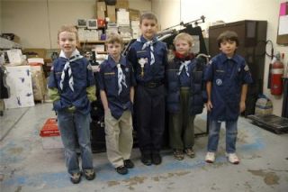 Scouts tour The Globe