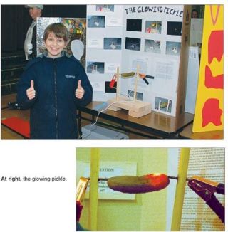 Thats 12-year-old Jeremiah McMahan at the Cascade Elementary School Science Fair