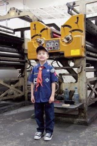 Cub Scout Nathan Caferro