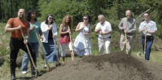 Getting ready to move at least a little earth to make way for the new Marysville Getchell High School is