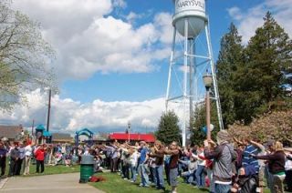 Several hundred people of all ages and affiliations were on hand for the third annual National Day of Prayer