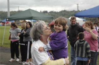 Unofficially the youngest cancer survivor taking part in the June 7-8 Relay for Life