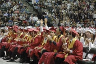 Gathered on the main floor of the Everett Event Center