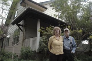 The Getchell Fire Department covets the land now occupied by the farmhouse lived in by Pat Weiland and husband Ed Long for nine years.