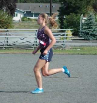 In her four years with the Lakewood Cougars cross country team