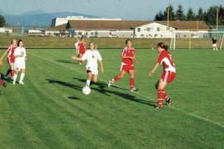 Sophomore Erin Dierickx did a fine job of controlling play from midfield