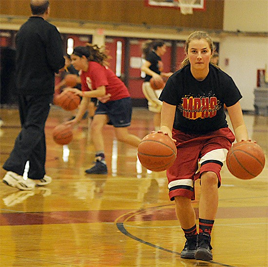 Marysville-Pilchuck High School started its girls basketball practice this week.