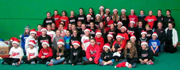 The five teams and 88 girls of the Snohomish County Express Fastpitch Organization collected more than 3