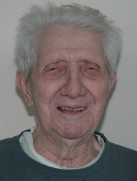 Ernie Hajek is all smiles after his 100th birthday on Jan. 17.