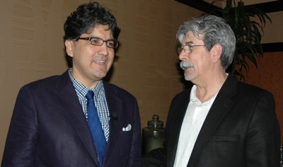 Native American author and filmmaker Sherman Alexie