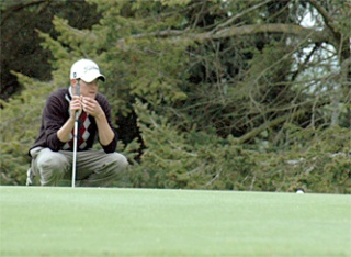 Despite a confounding experience on the 14th hole at Gallery