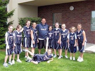 The fifth-grade club basketball team Club Shock recently wrapped up tournament play. The team won five tournaments