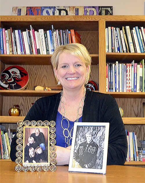 Marysville School District Superintendent Becky Berg is surrounded by her family