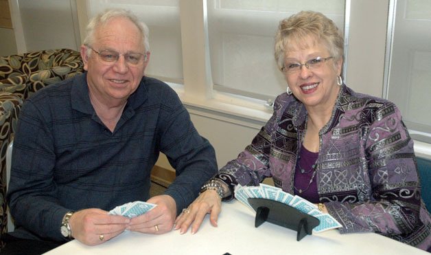Marvin and Maybelle Johnson still get together for Canasta at the Ken Baxter Community Center every Thursday