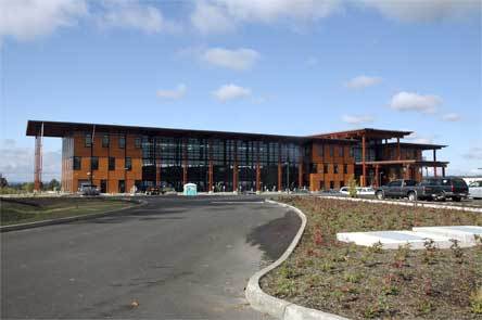 The Tulalip Tribes’ new administration building takes the place of 65 older buildings which had been scattered throughout the Tulalip Reservation.