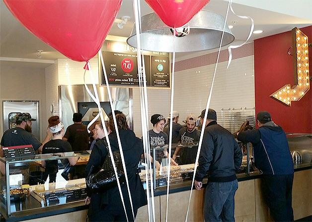 The new MOD Pizza that opened at Fourth and State in Marysville was packed with people over the weekend