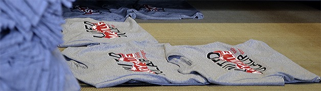 Hot off the presses this morning in Marysville were T-shirts that will be worn at the Oct. 24 Walk of Strength.