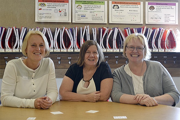 Third-grade teachers Karen Benjamin