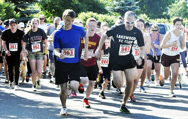 Close to 60 runners came out for the annual Berry Run held at the Tulalip Amphitheater June 14.
