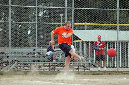 Home Plate's Rick Crow was prolific at the plate