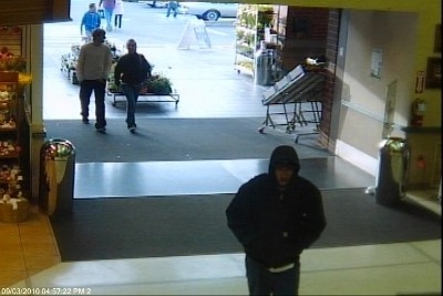 Marysville Police Investigators believe the man in the dark hoodie is James Douglas Fryberg