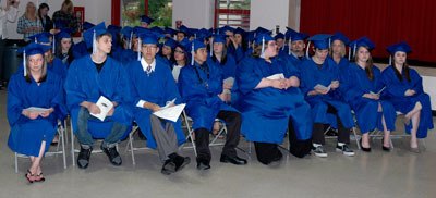 The 34 Marysville Mountain View High School and 39 SOAR program students in the Class of 2010 added up to the school's largest ever class this year.