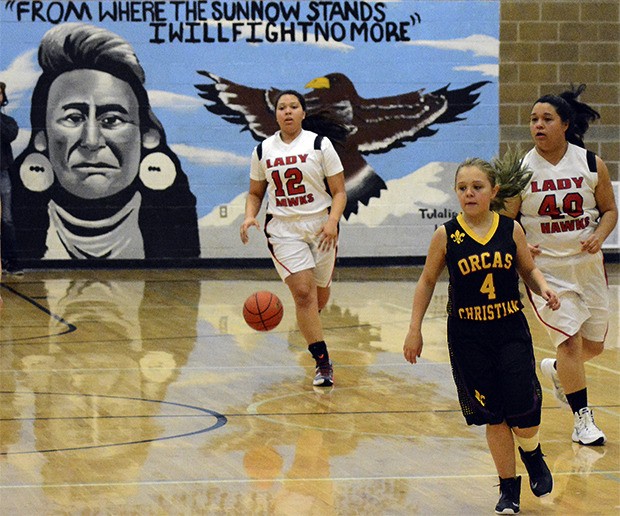 Tulalip's Adiyah Jones is a frequent high scorer for the girls basketball team. She wants to take her team to state.