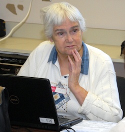 Beryl Warner was one of 14 United Way free tax site volunteers who worked out of Totem Middle School this tax season.