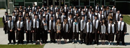 The Marysville Arts and Technology High School Class of 2010 at its June 12 graduation.