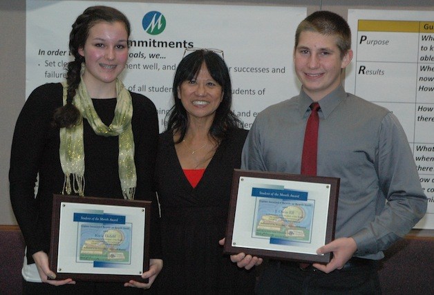 Marysville-Pilchuck High School seniors Kacie Ekdahl