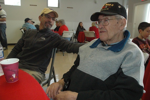 During the Veterans Day open house and chili feed at the Marysville American Legion Post 178 Hall on Nov. 11