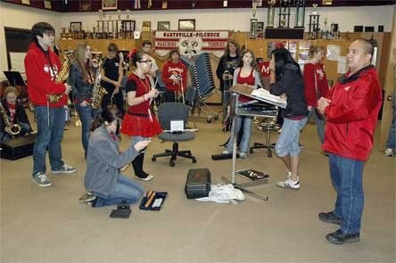 Marysville Band Booster Association Co-Vice President Nicky Alonso