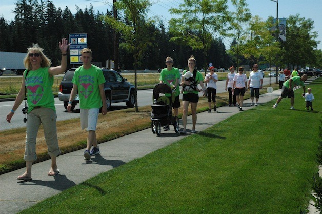 More than 300 walkers complete a 5K course through Tulalip to raise funds for the Cystic Fibrosis Foundation July 12.