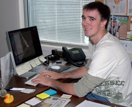 Jake McNeal looks forward to connecting with the community as its new sports and news reporter.