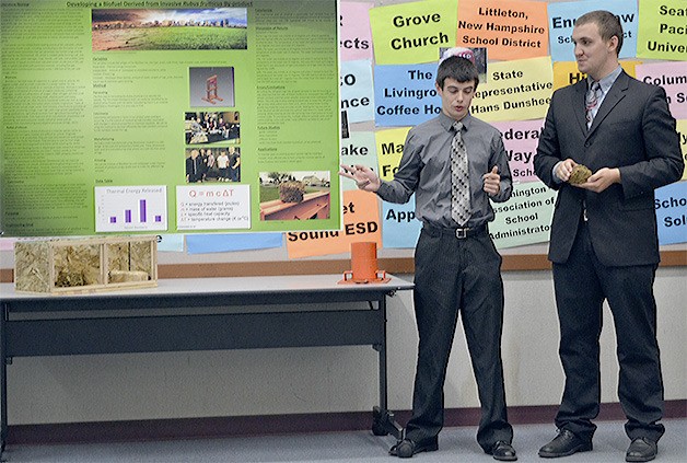 Marysville Getchell High School graduates engineered a plan to use blackberry bushes for alternative fuel.