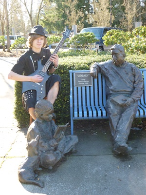 Brendon Rotter will be performing at the Marysville Library on March 24 and 25 to raise money for the Marysville Community Food Bank.