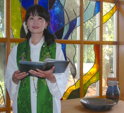 Gloria Kymn feels that her role as pastor at the Marysville United Methodist Church is 'a match made in Heaven.'