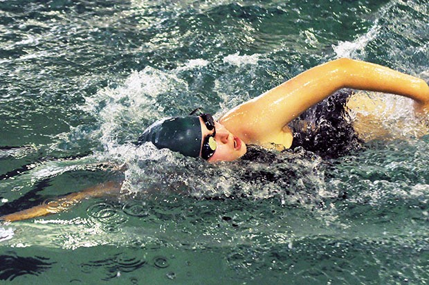 Swimming is one of the fall sports in this area.