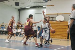 Junior Brian Young had six points against Lopez Island