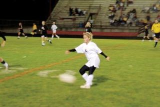 Amanda Nunley covered a lot of territory in midfield for the Cougars. Her efforts led to a 1-0 victory over Granite.